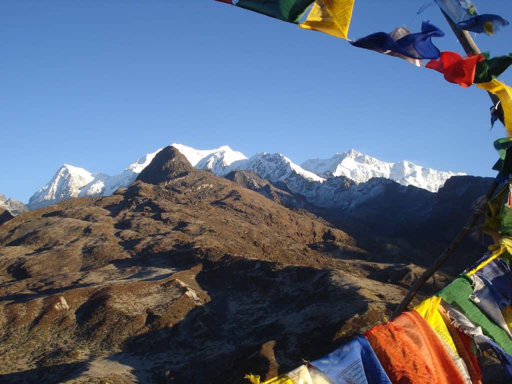 Sikkim borders the HImalayas